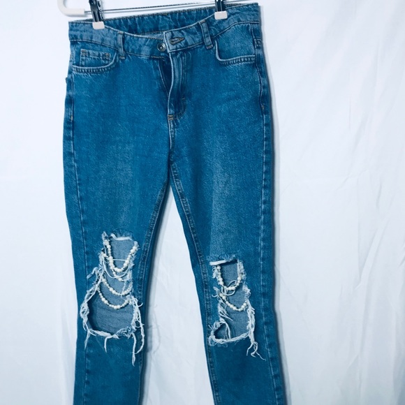 Calzedonia Denim - Calzedonia high waisted distressed jeans
